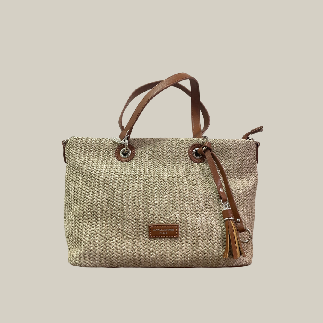 David Jones PU Leather Tote Bag Casual Women Handbags 2023 Designer Luxury  Shoulder Bag Trend Ladies Trend Top-Handle Bag